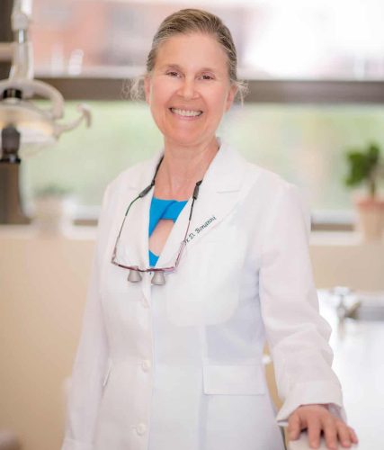 Dr. Diane Bonanni smiling in the dental office
